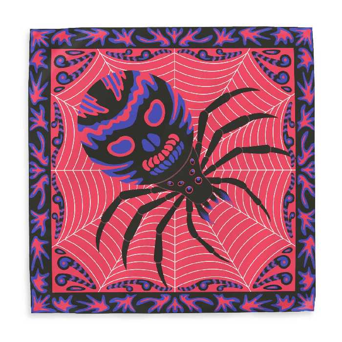 دستمال سر و گردن هاماگراف مدل عنکبوت