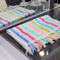هوله دستی راه راه ریشه دار برند آذر بافت تبریز