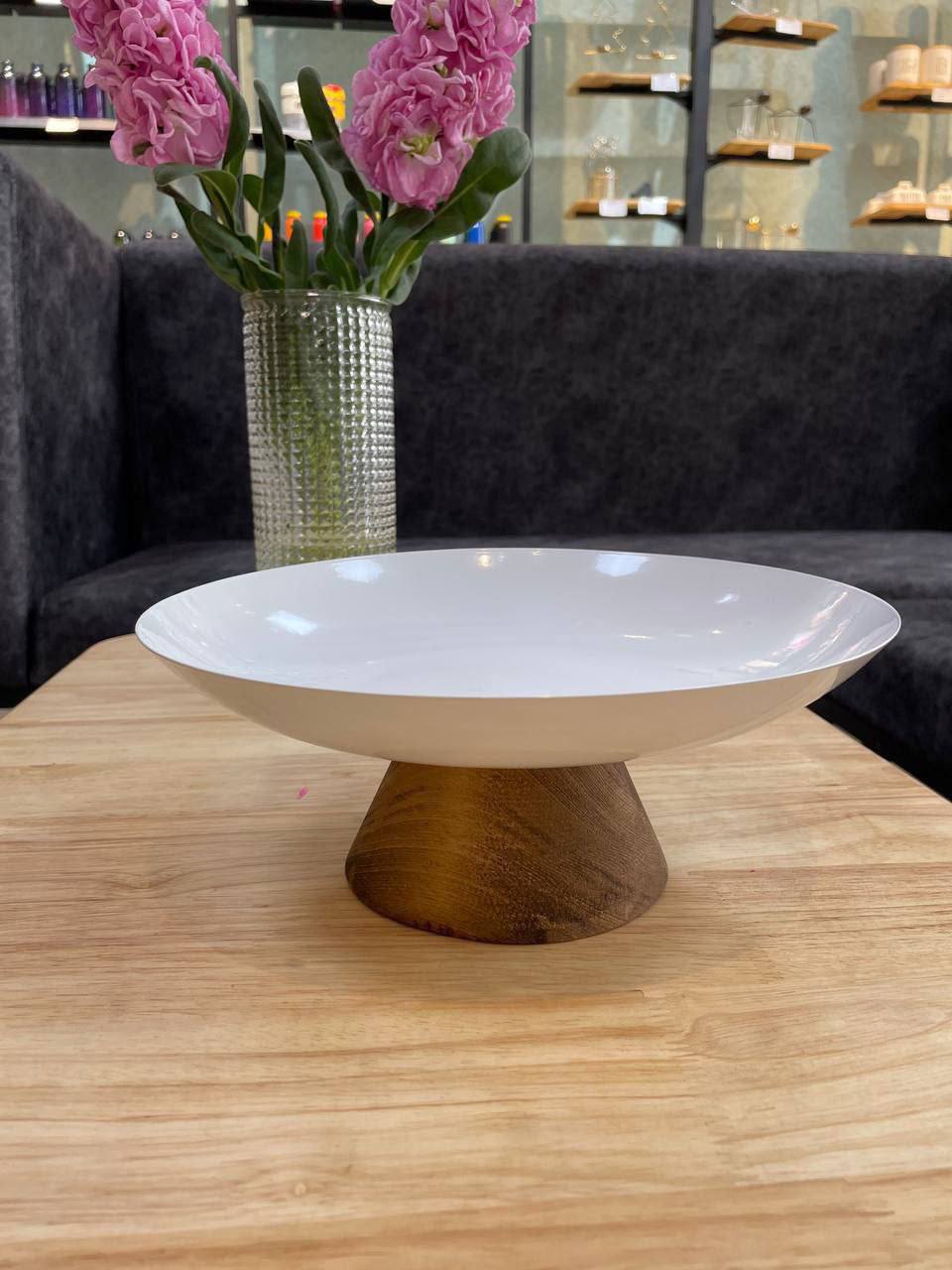 شیرینی خوری فلزی سفید