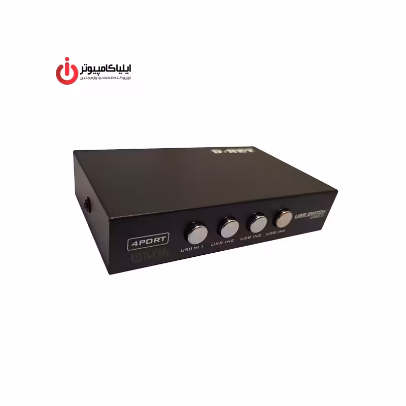 سوئیچ پرینتر چهار پورت USB2.0 برند دی نت مدل D-NET 1A4B