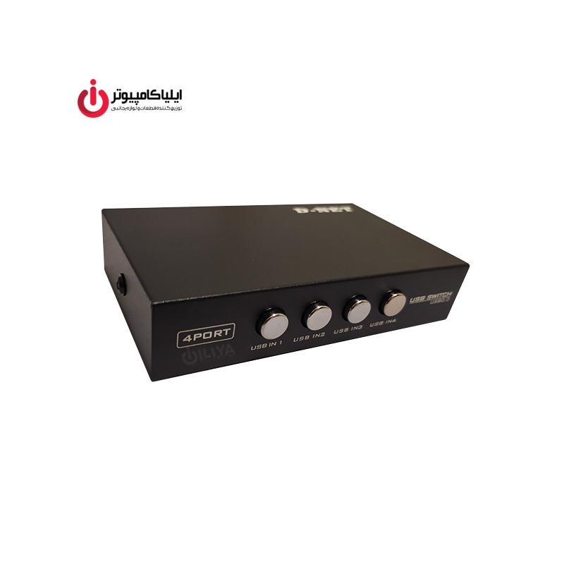 سوئیچ پرینتر چهار پورت USB2.0 برند دی نت مدل D-NET 1A4B
