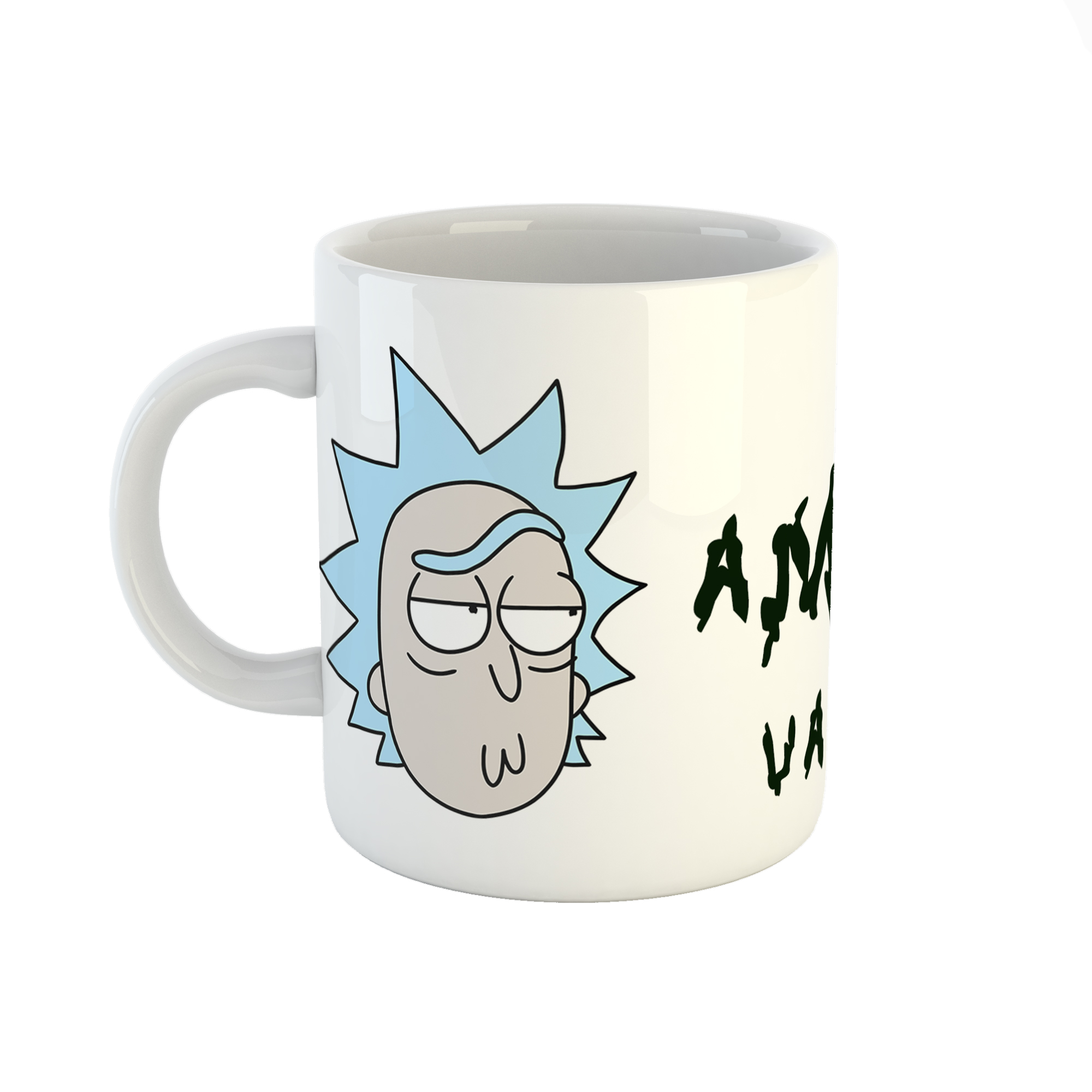 ماگ طرح اسم امیروالا مدل rick and morty کد 855