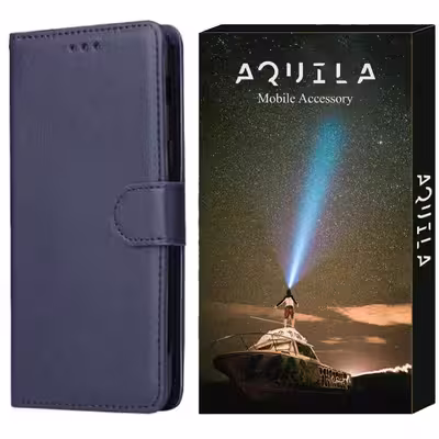 کیف کلاسوری آکوئیلا مدل Western Leather مناسب برای گوشی موبایل شیائومی Note 11 SE / Poco M3 Pro 5G