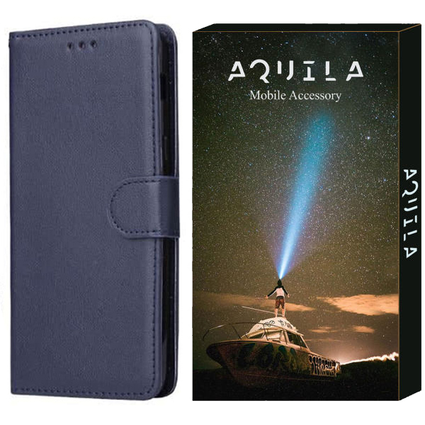 کیف کلاسوری آکوئیلا مدل Western Leather مناسب برای گوشی موبایل شیائومی Note 11 SE / Poco M3 Pro 5G