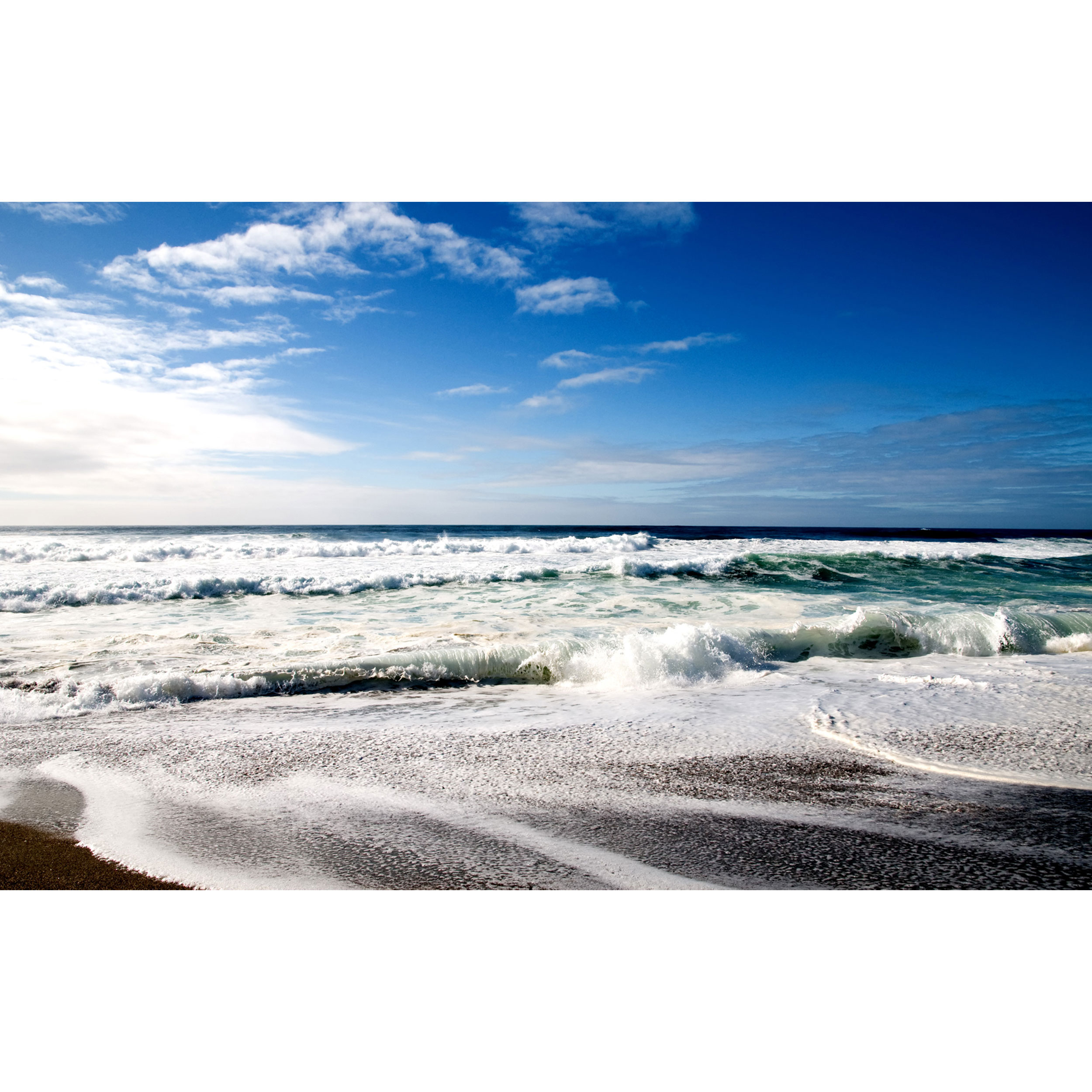 تابلو شاسی مدل دریا و آسمان و موج دریا T7602