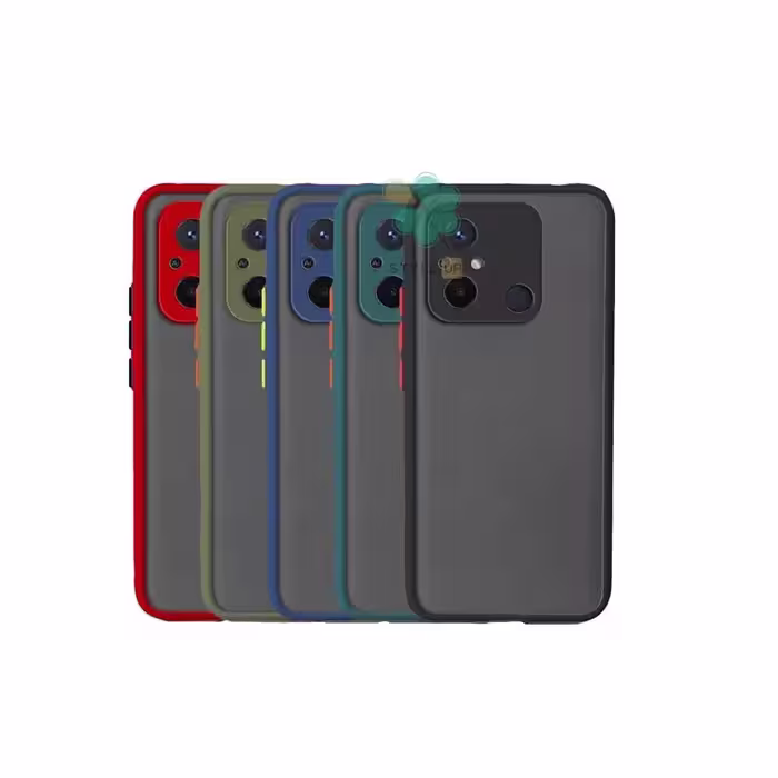 کاور گوشی پشت مات محافظ لنزدار مناسب Xiaomi Redmi 12C