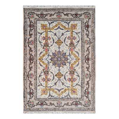 فرش دستبافت شش متری اصفهان حسینی کد 1147 یک جفت