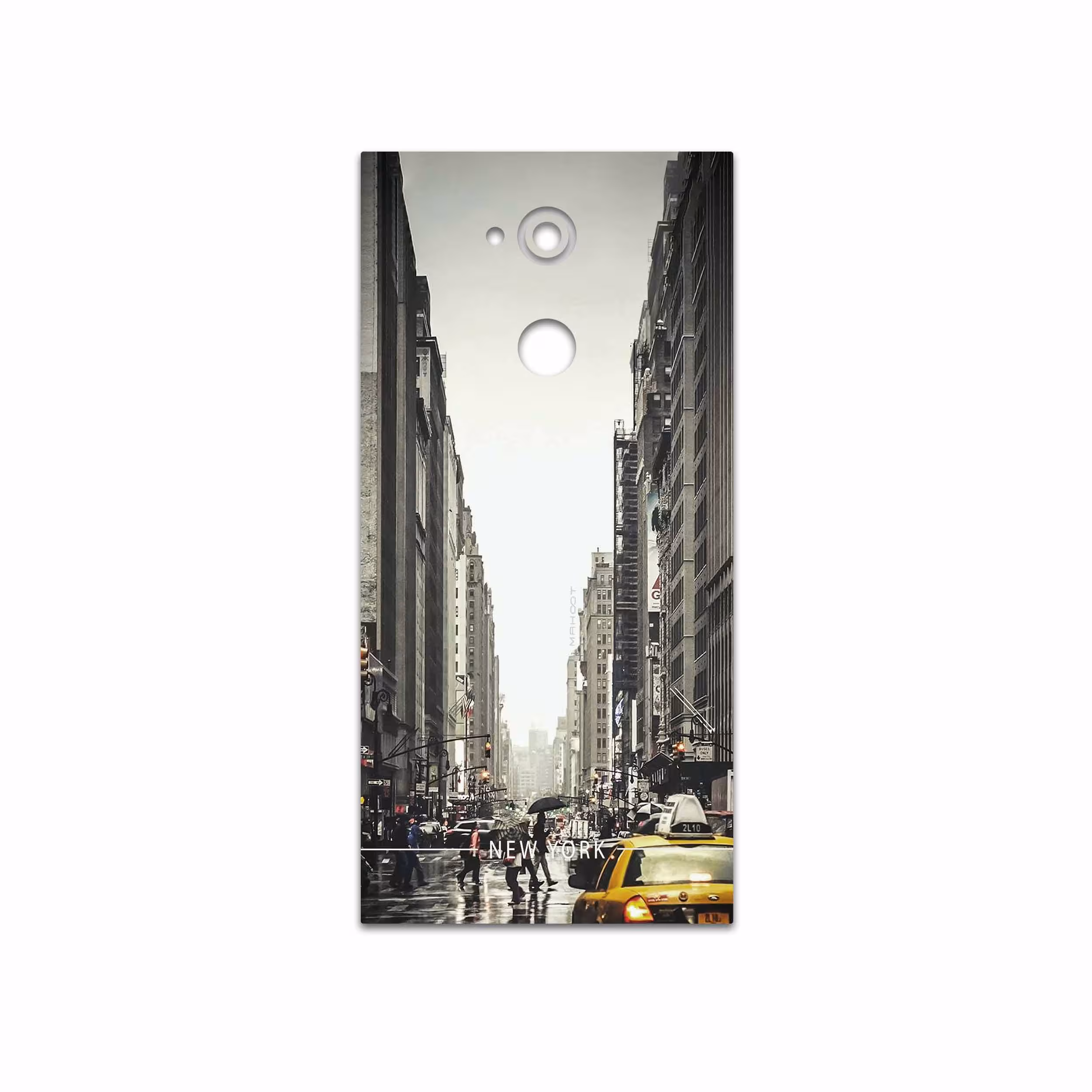 برچسب پوششی ماهوت مدل New York City مناسب برای گوشی موبایل سونی Xperia XA2 Ultra