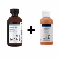 گلایکولیک اسید 40٪ ام ای دی M.A.D با محلول خنثی سازبا PH 2.5