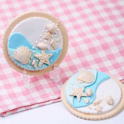 سیلیکون قالب گیری به گز مدل صدف دریایی