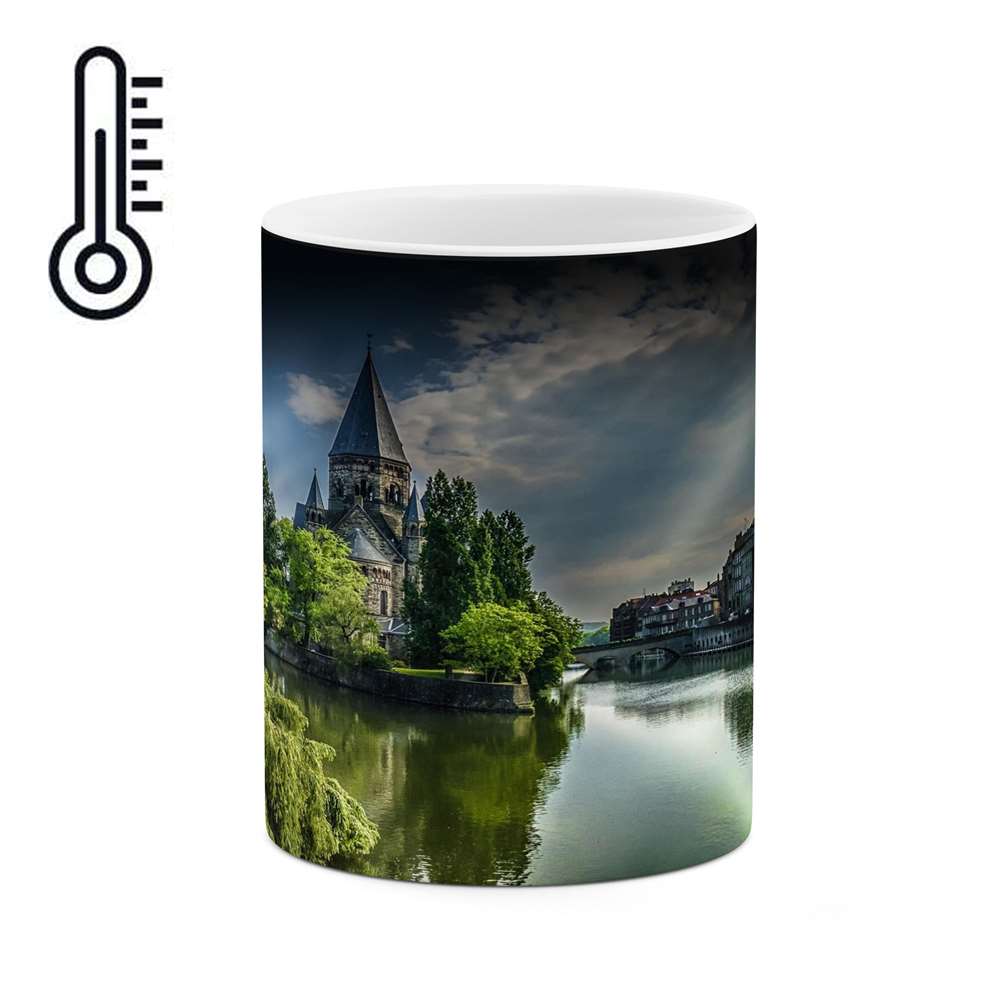 ماگ حرارتی کاکتی طرح منظره مدل mgh17144