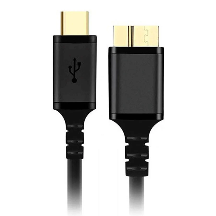 کابل هارد اکسترنال Type-C به Micro B کی نت پلاس مدل KP-CUCMHDD18 طول 1.8 متر