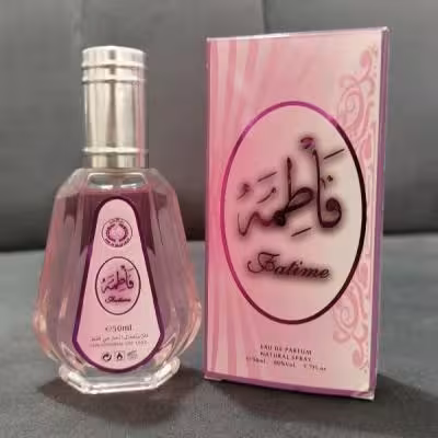 عطر ادکلن زنانه فاطمه 50 میل برند ارض الزعفران امارات