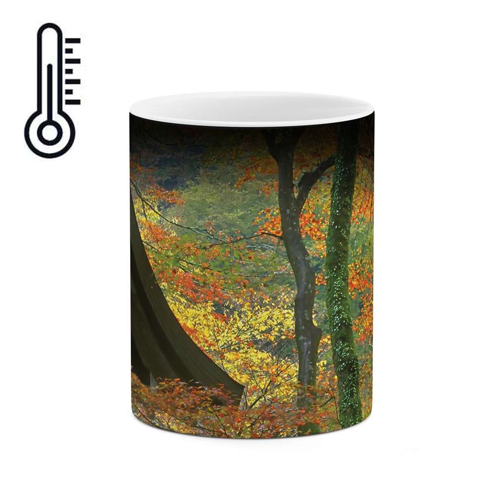 ماگ حرارتی طرح خانه ای در طبیعت  مدل mgh03493