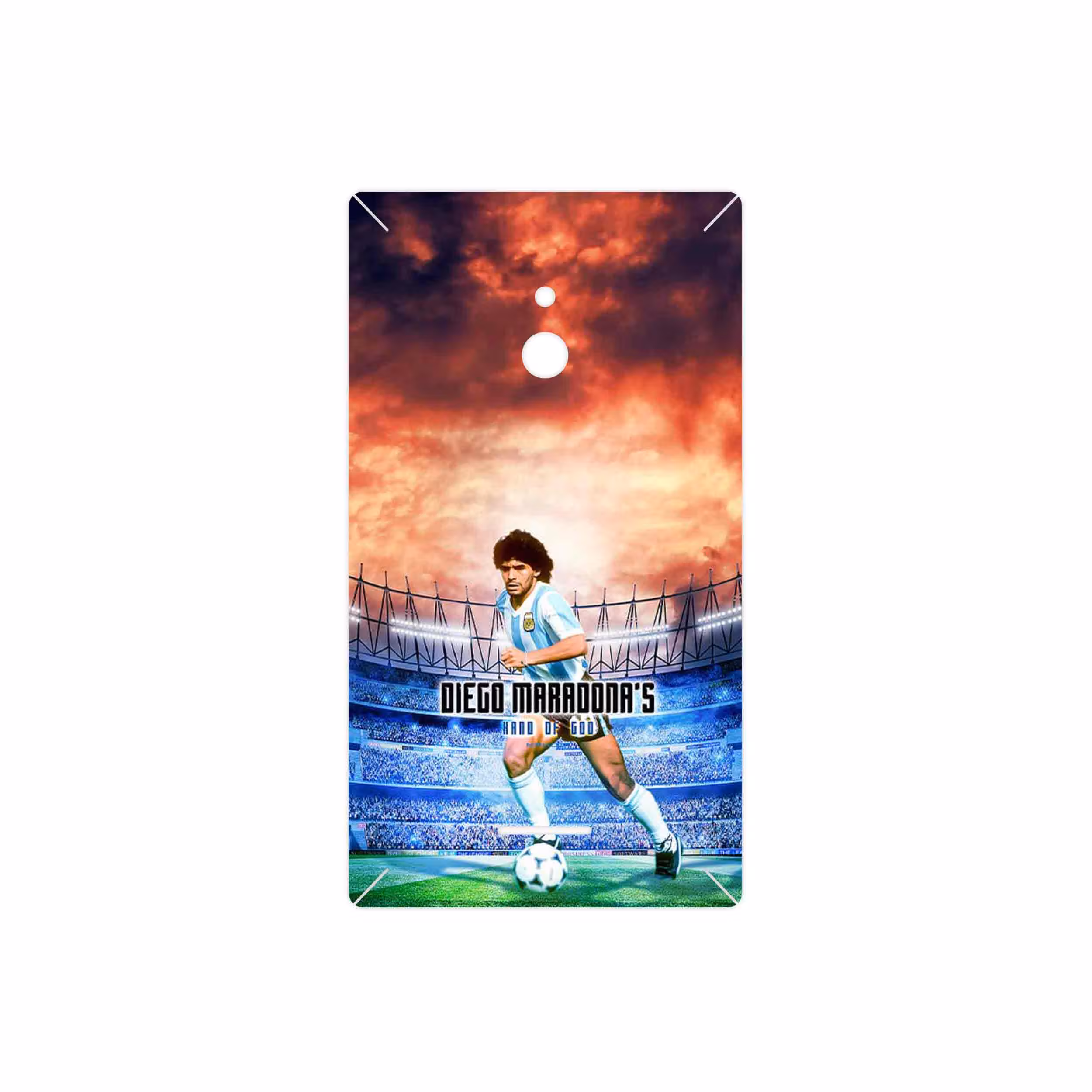 برچسب پوششی ماهوت مدل Diego Maradona مناسب برای گوشی موبایل نوکیا XL