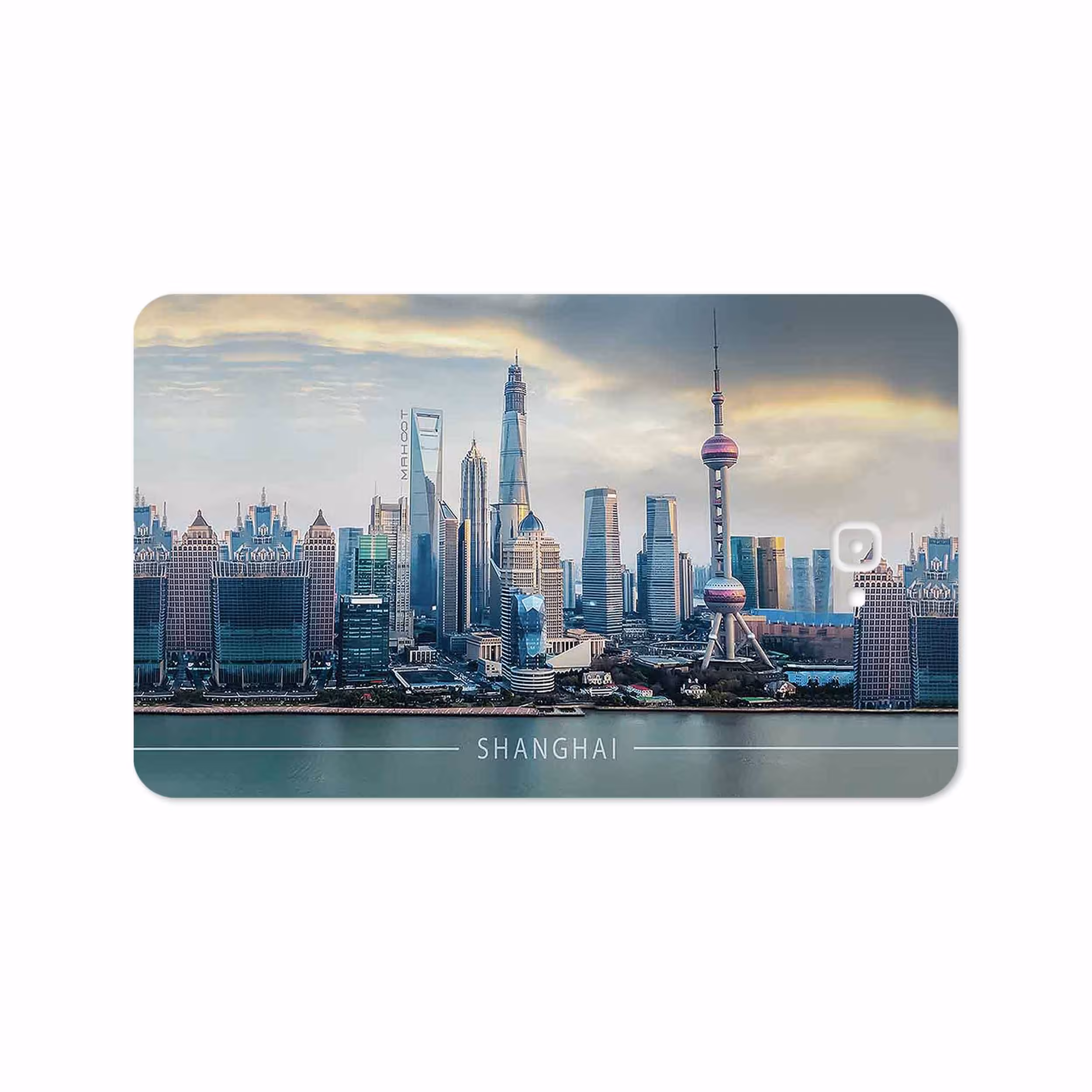 برچسب پوششی ماهوت مدل Shanghai City مناسب برای تبلت سامسونگ Galaxy Tab A 10.1 2016 T585