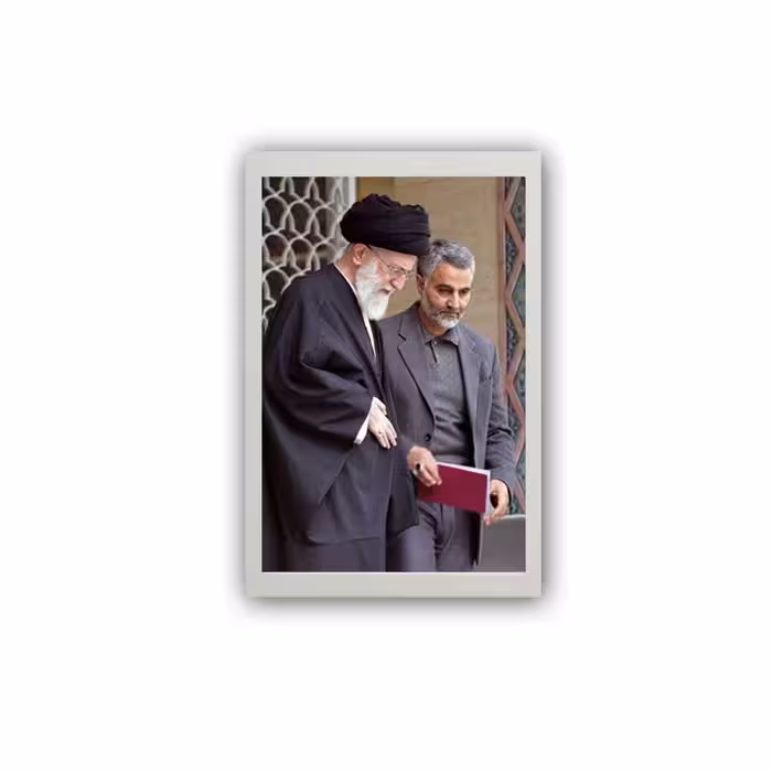تابلو مدل رهبر و سردار سلیمانی