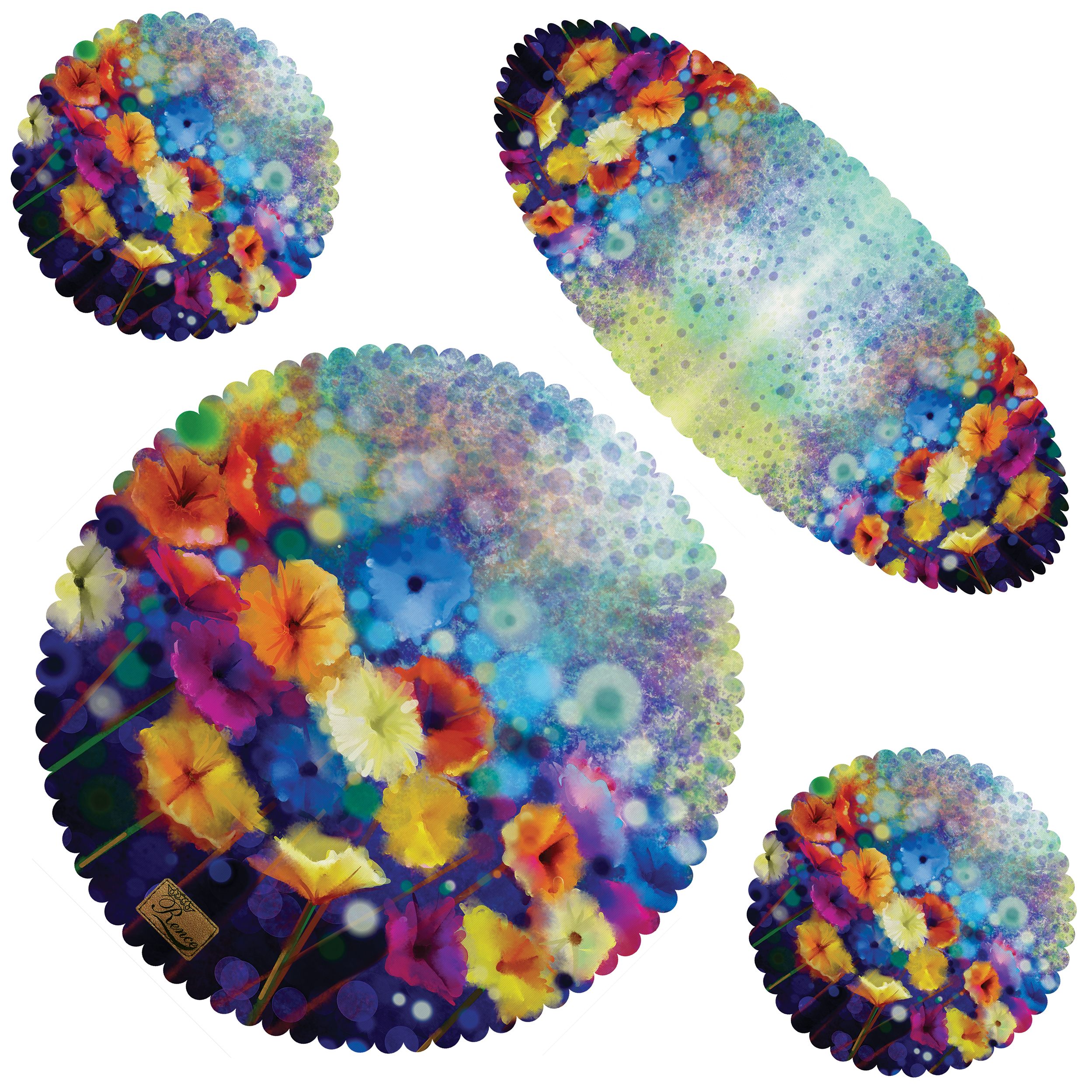 ست رومیزی 4 تکه رنس مدل SS32-42308