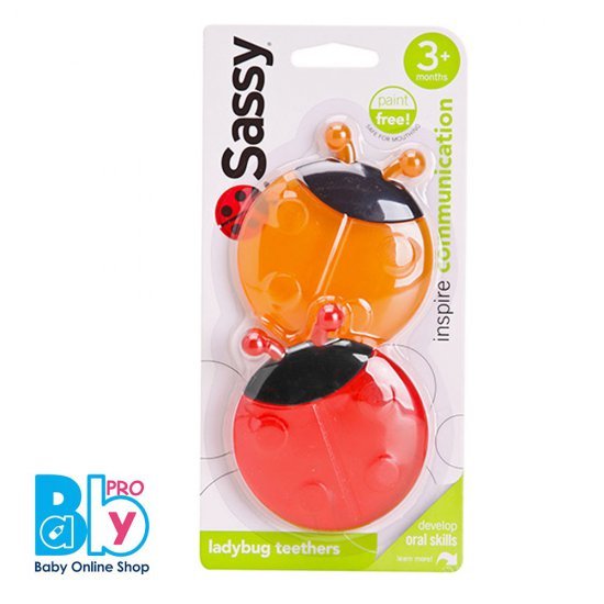 دندانگیر 2 تایی کفشدوزک sassy