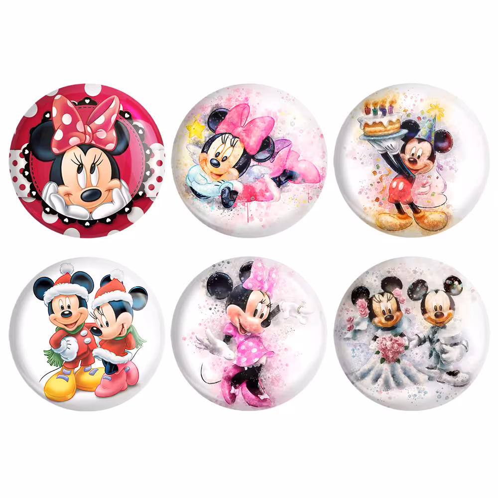 پیکسل خندالو طرح میکس موس کد 121A مجموعه 6 عددی