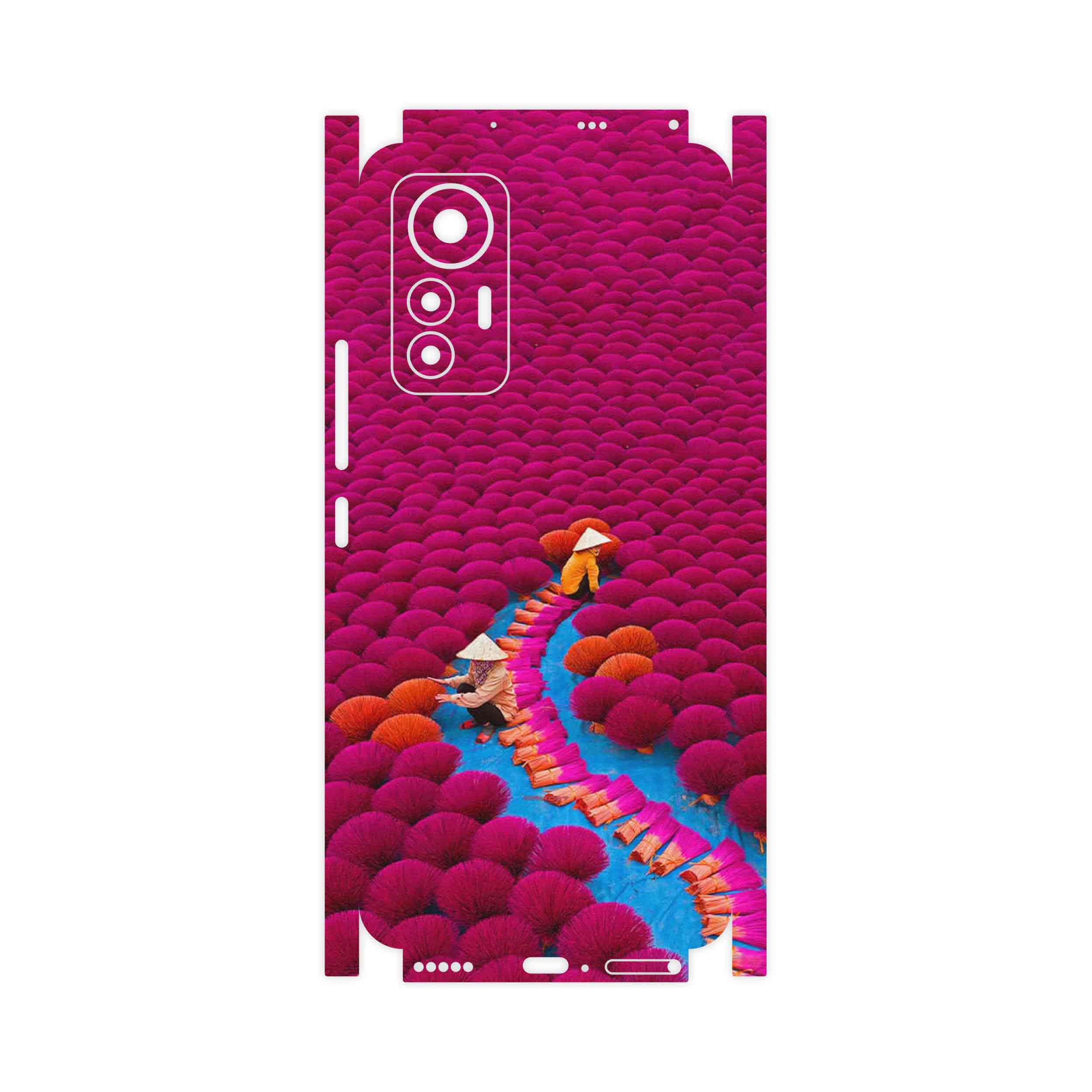 برچسب پوششی ماهوت مدل Vietnam Incense Wood Farms-FullSkin مناسب برای گوشی موبایل شیائومی 12 Lite