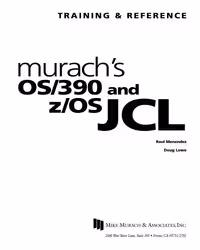 خرید و دانلود نسخه کامل کتاب Murach’s OS/390 and z/OS JCL : Training and Reference