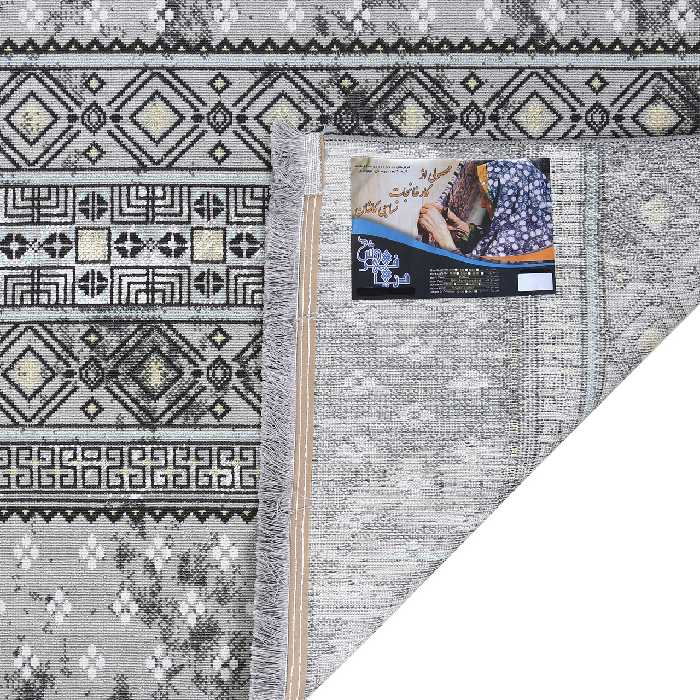 گلیم ماشینی دنیای فرش مدل خرم کد 1066