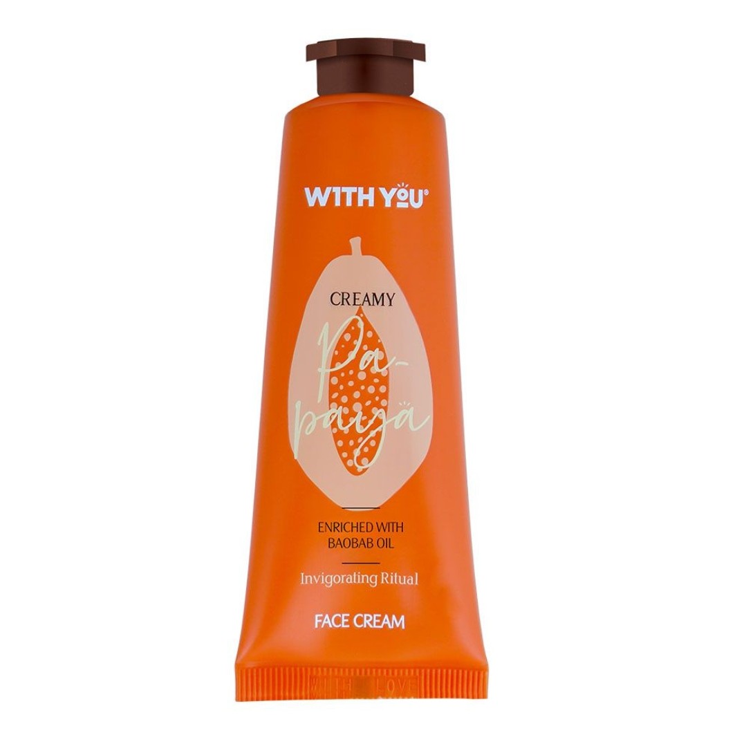 کرم صورت حاوی عصاره پاپایا و روغن بائوباب رطوبت رسانی عمیق ویت یو