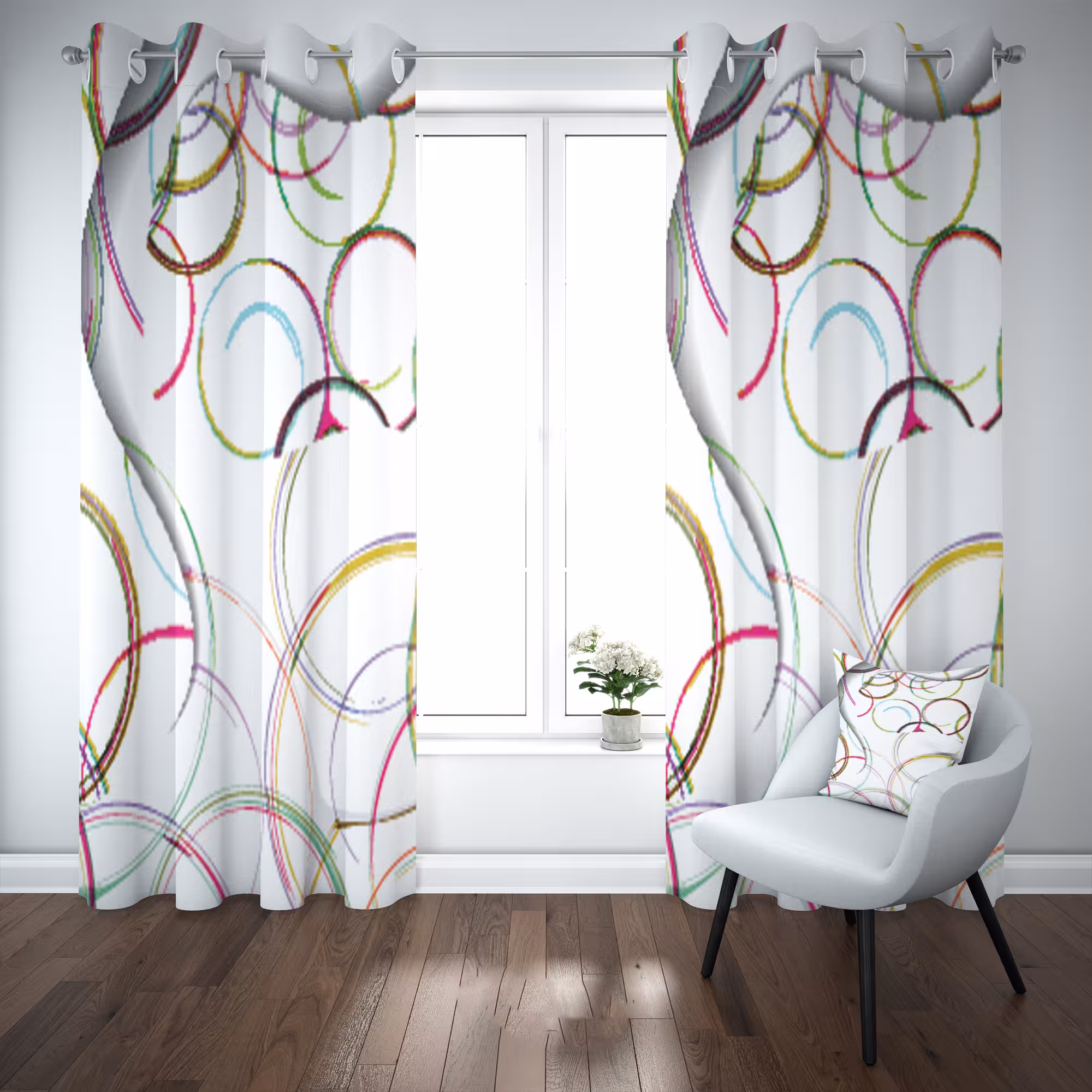 پرده مدل b2207 سایز 140×280 سانتی متر