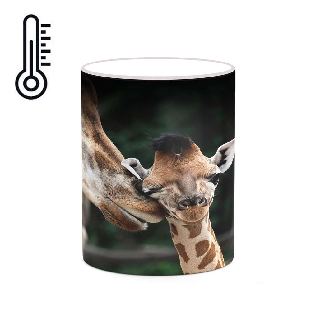 ماگ حرارتی کاکتی طرح زرافه مدل mgh19222