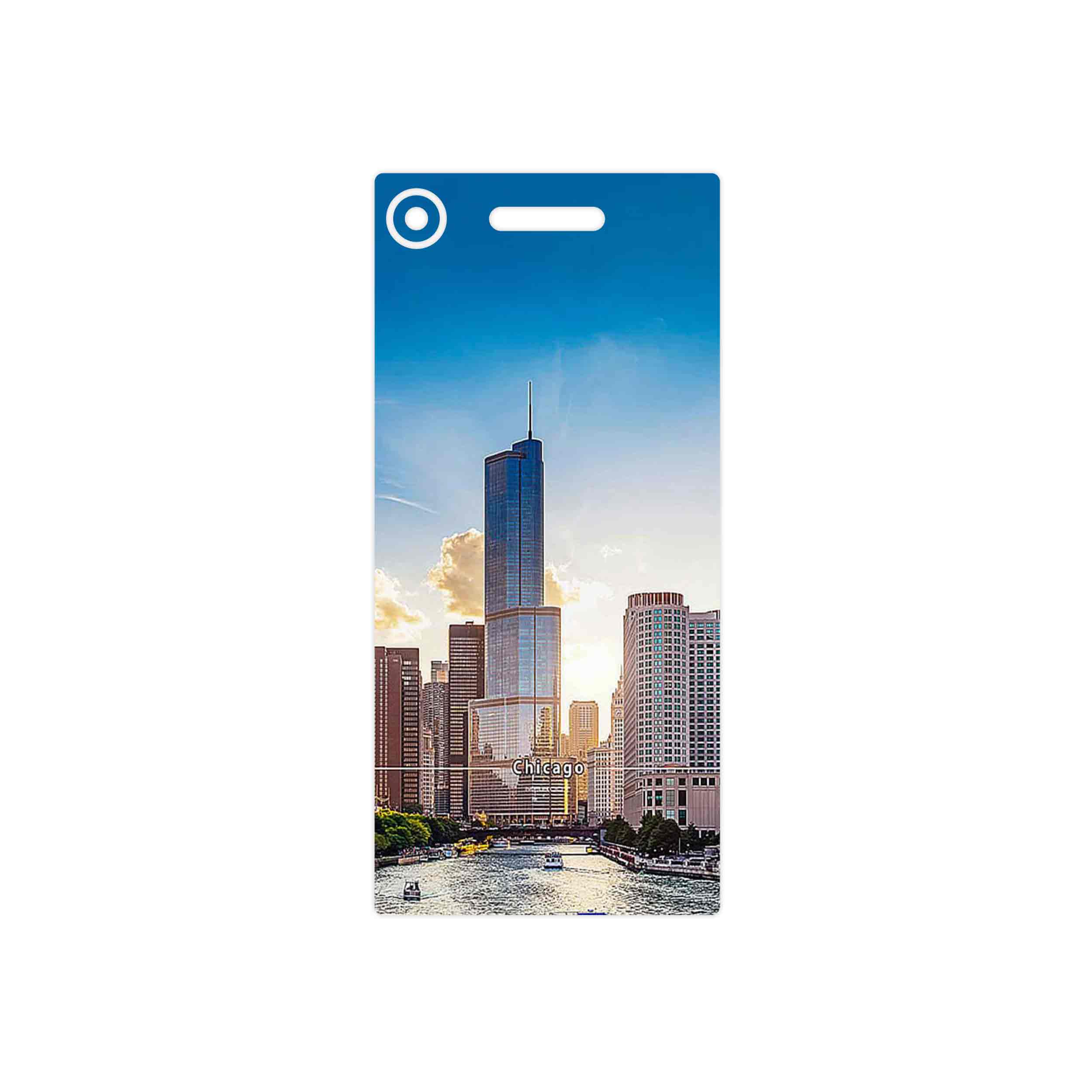 برچسب پوششی ماهوت مدل City of Chicago مناسب برای گوشی موبایل سونی Xperia XZ1
