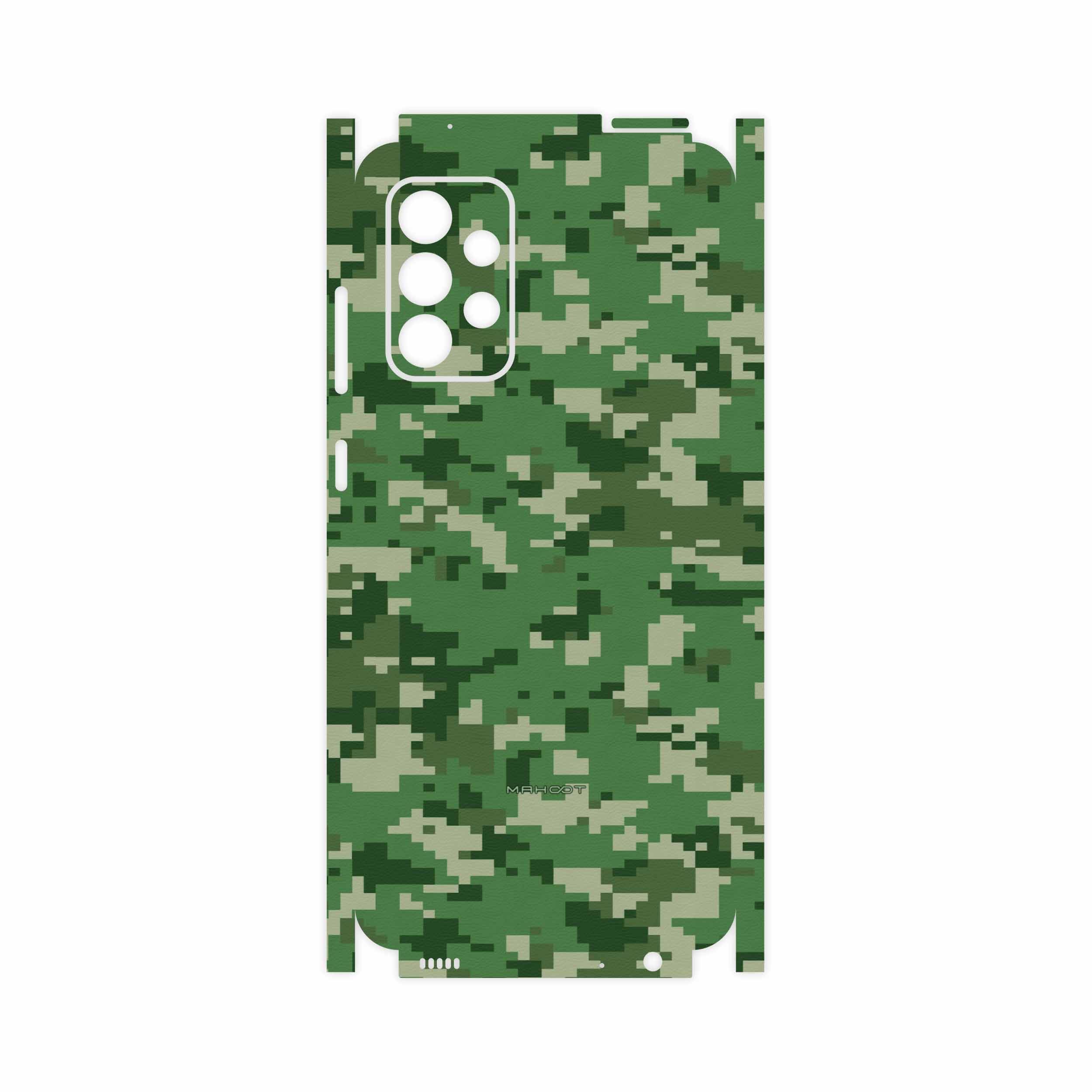 برچسب پوششی ماهوت مدل Army-Green-Pixel-FullSkin مناسب برای گوشی موبایل سامسونگ Galaxy A72