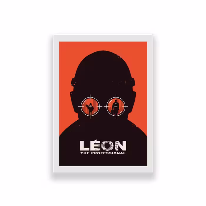 تابلو طرح Leon the professional | دنیای قاب
