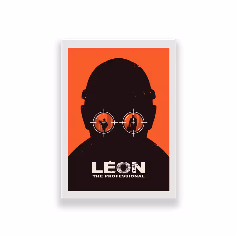 تابلو طرح Leon the professional | دنیای قاب