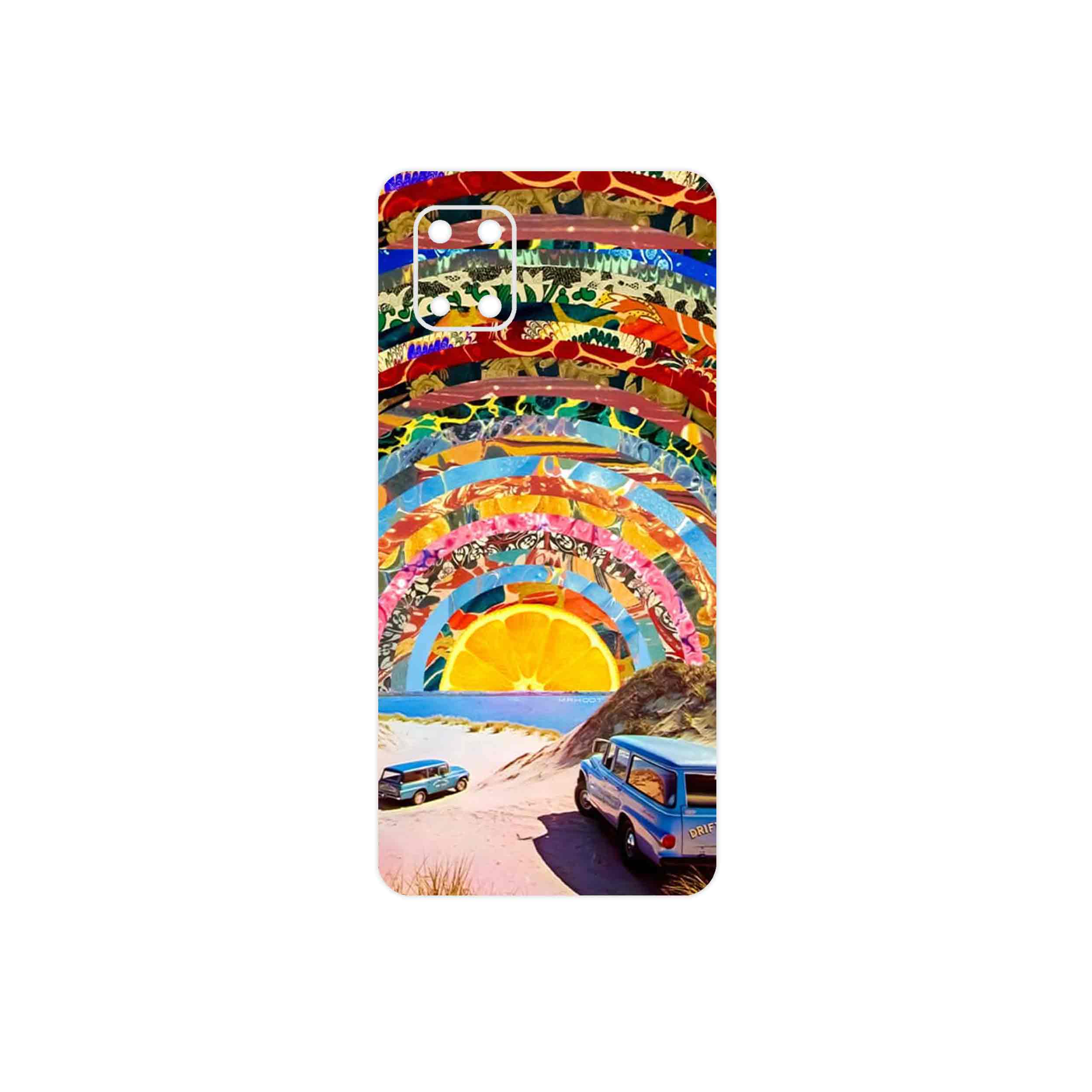 برچسب پوششی ماهوت مدل Collage of Orange Sky مناسب برای گوشی موبایل سامسونگ Galaxy Note 10 Lite