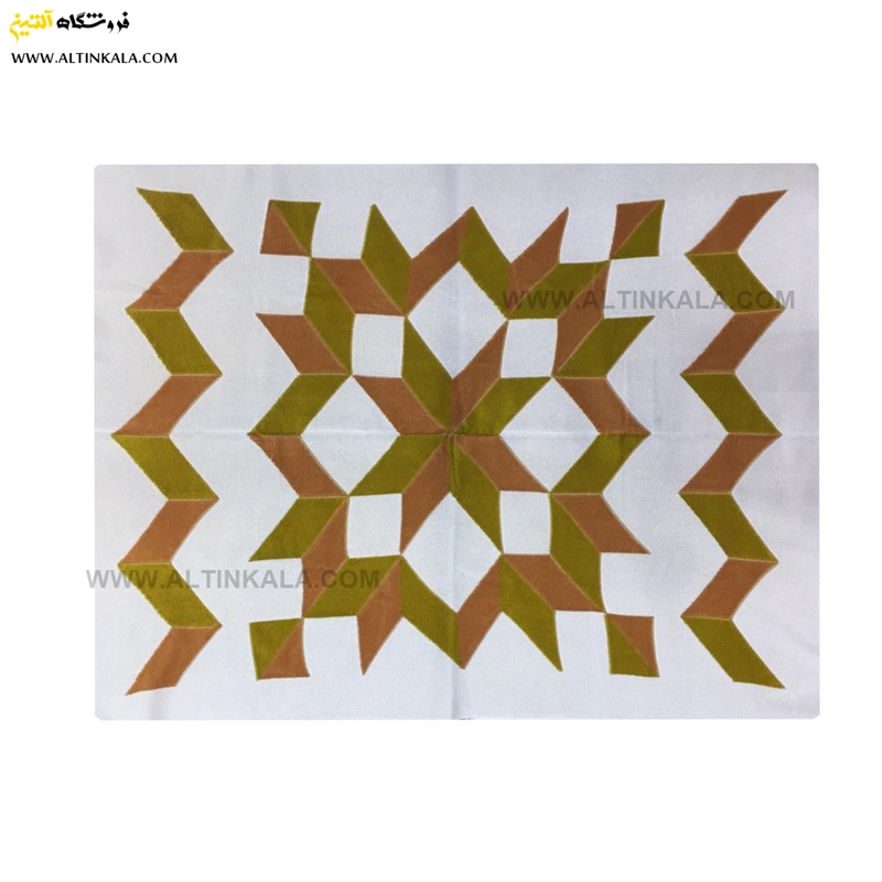 شال مبل بافت سوپر (تراکم بالا) طرح سه بعدی سایز 150×200 منگوله دار