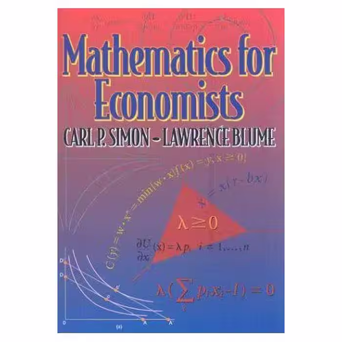 خرید و دانلود نسخه کامل کتاب Mathematics for Economists