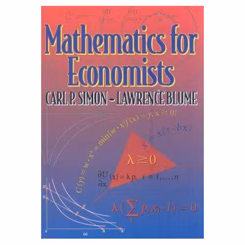 خرید و دانلود نسخه کامل کتاب Mathematics for Economists