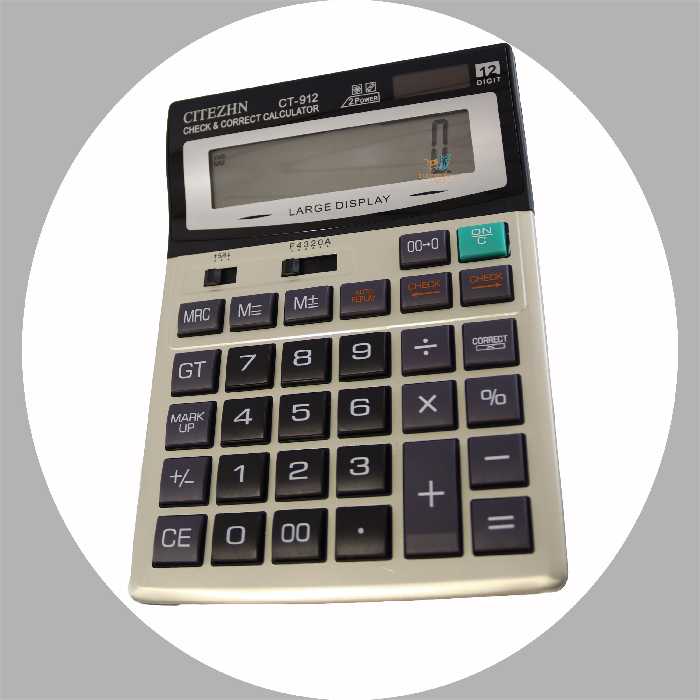 ماشین حساب مدل CT - 912 - فروش عمده ماشین حساب الکتوبکا 1489