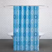 پرده حمام دلفین کد TOR- 5033 سایز 200×180 سانتی متر 