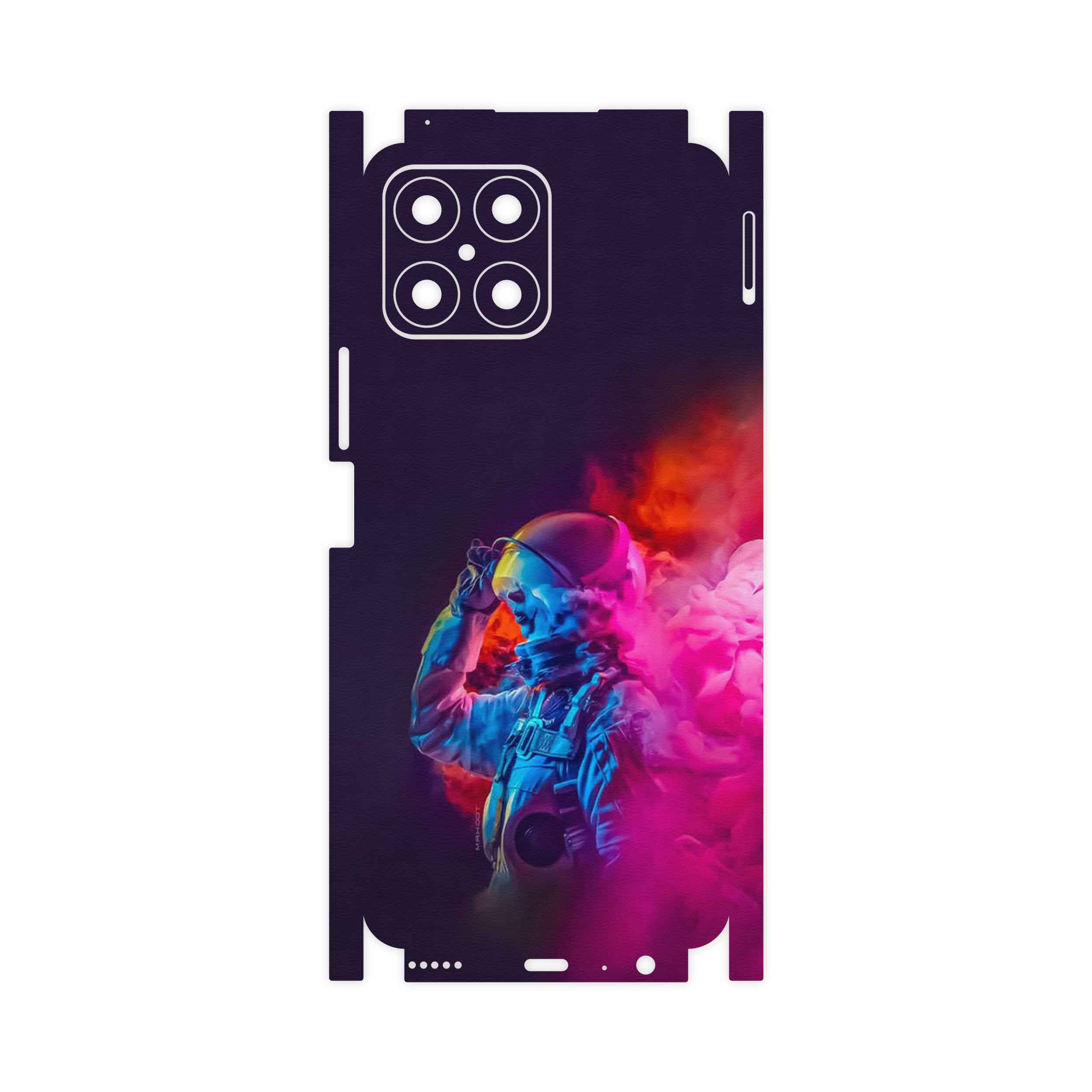 برچسب پوششی ماهوت مدل Smoke Rainbow Digital Art 1-FullSkin مناسب برای گوشی موبایل آنر X8