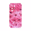 برچسب پوششی ماهوت مدل Pink-Flower-FullSkin مناسب برای گوشی موبایل سامسونگ Galaxy S22 Ultra 5G