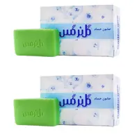 صابون شستشو گل نرگس مدل 11 وزن 100 گرم بسته 2 عددی
