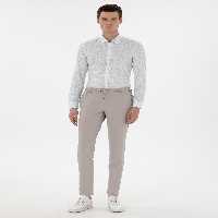 شلوار پارچه ای مردانه خاکستری پیرکاردین - فروشگاه لباس شهرمون