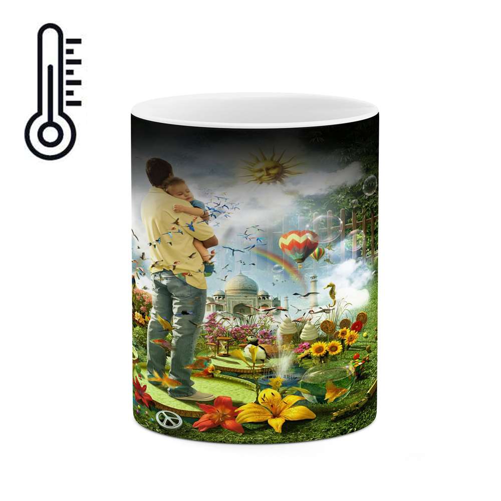 ماگ حرارتی کاکتی طرح فانتزی مدل mgh17916