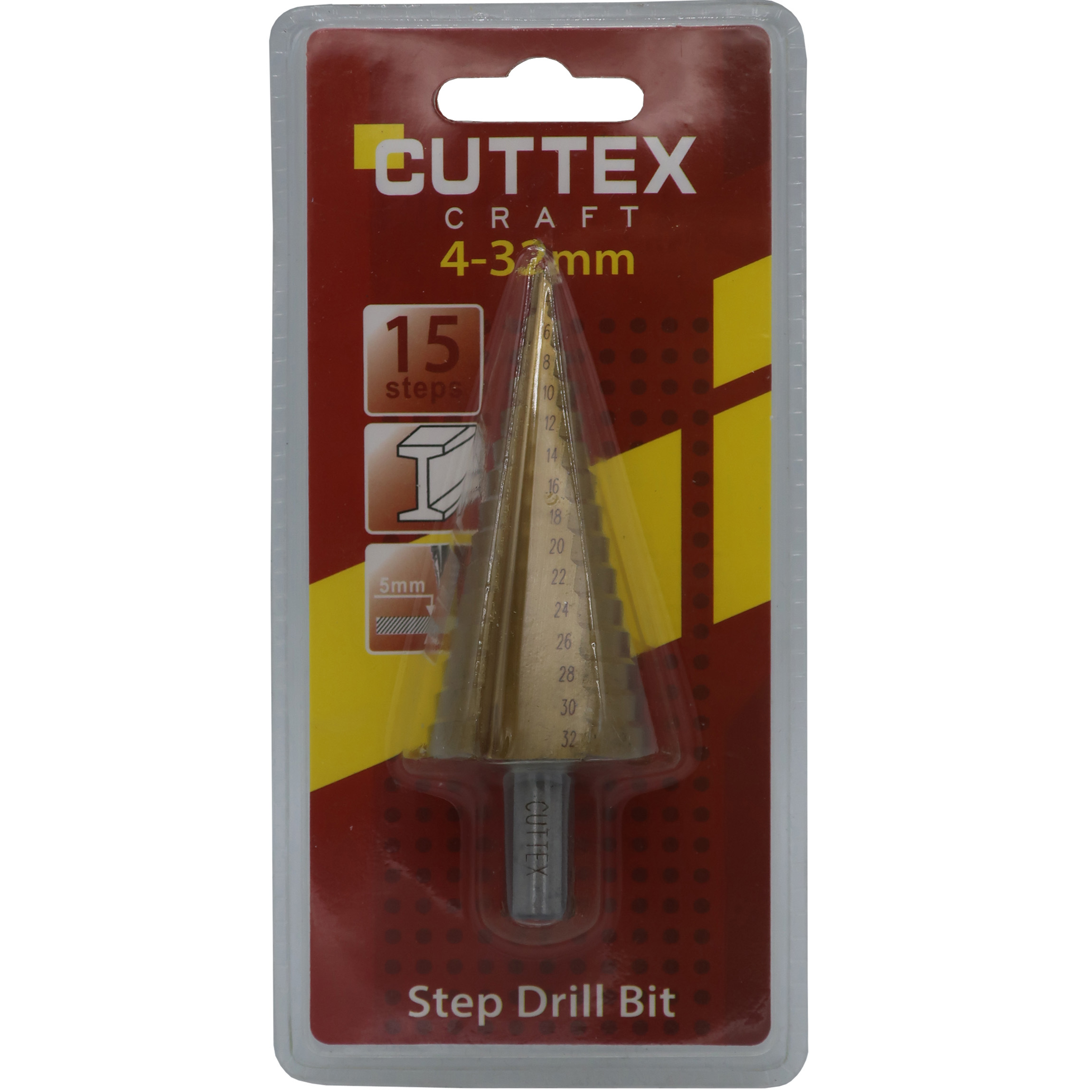 مته پله ای فلز کاتکس کد 8848 سایز 32 میلی متر