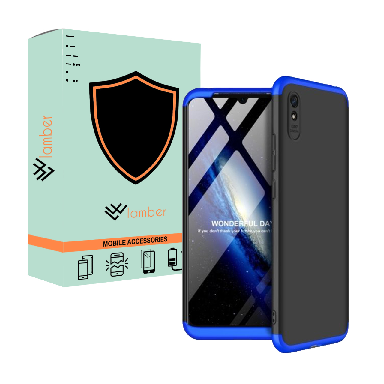 کاور 360 درجه لمبر مدل LAMGK-1 مناسب برای گوشی موبایل شیائومی Redmi 9A