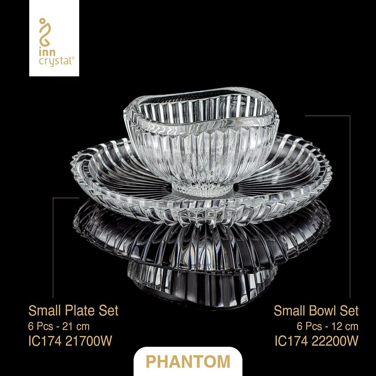 سرویس پذیرایی 6نفره کریستال فانتوم ساخت ایران