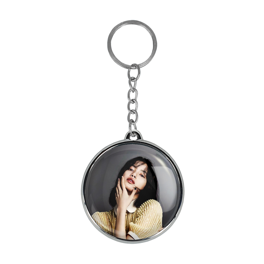 جاکلیدی خندالو طرح لیسا بلک پینک مدل دوطرفه کد 1425114252