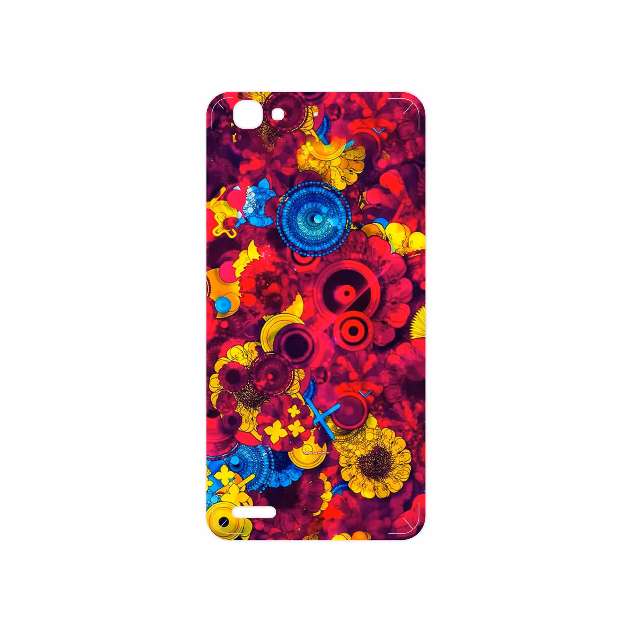 برچسب پوششی ماهوت مدل Vector Flower Garden Digital Art مناسب برای گوشی موبایل هوآوی GR3